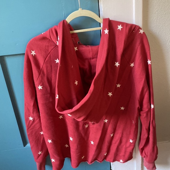WILDFOX red star hoodie size small - Picture 3 of 3
